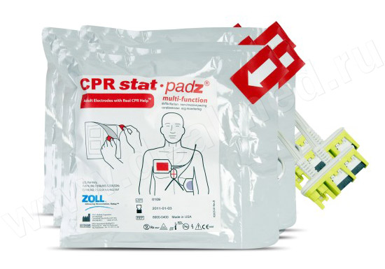 Электроды для автоматического наружного дефибриллятора CPR Stat-padz ZOLL США