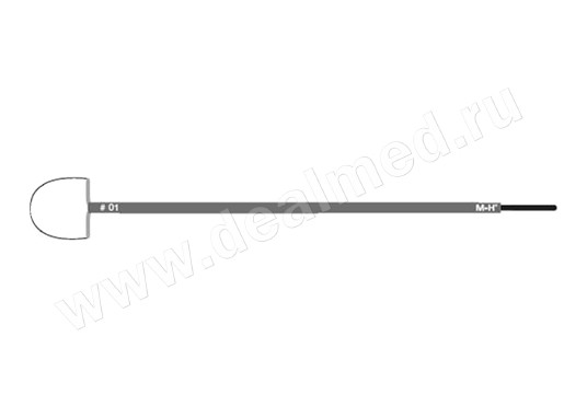 Электрод ELGYN003 для резания гинекологический 03  петля 15 x 15 мм, длина 145 мм (1 шт /уп), Германия