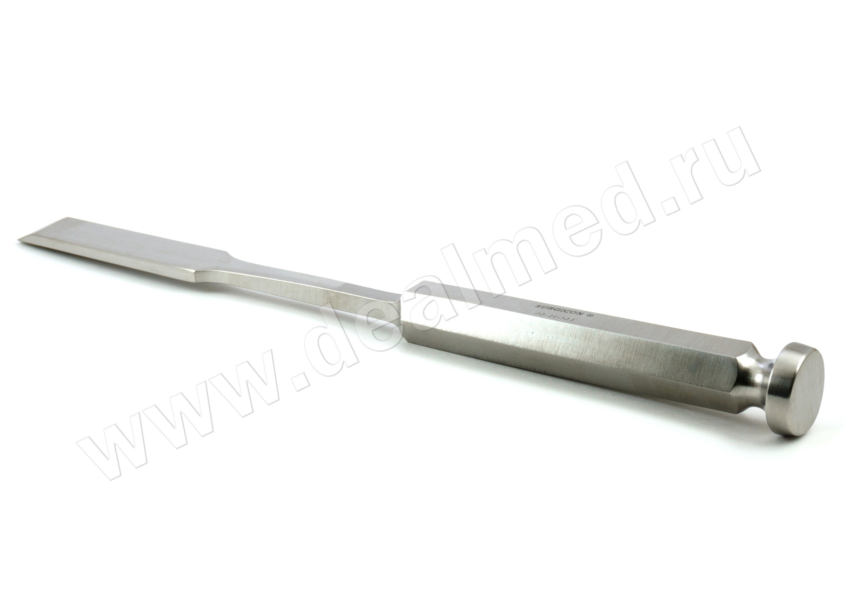 Долото с шестигранной ручкой плоское с 2х сторонней заточкой 10 мм (арт. JO-21-530) Surgicon, Пакистан