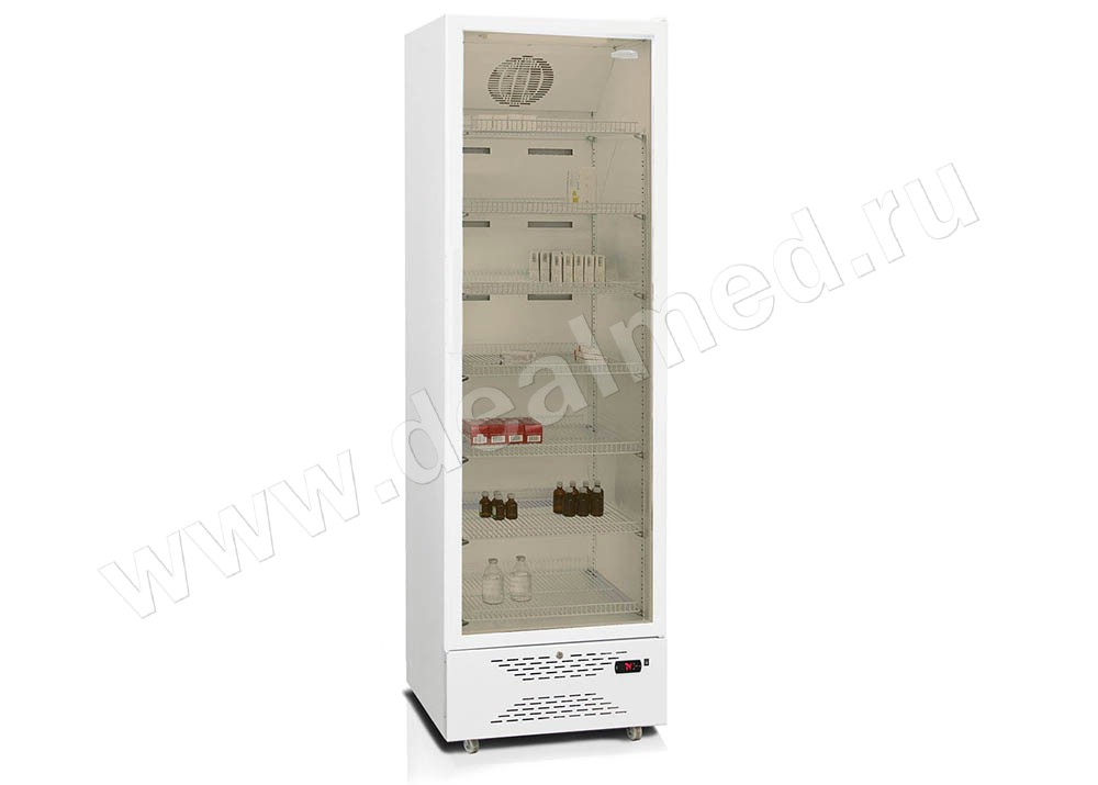 Фармацевтический шкаф со стеклянной дверью Бирюса 550, Россия