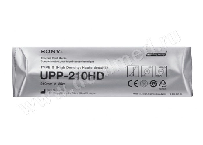 Термобумага для УЗИ принтеров UPP-210HD 210ммх20м для SONY, Япония