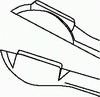 Пинцет для сгибания силиконовых линз по Коху, универсальный F-7331
