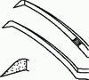 Пинцет для капсулорексиса типа Утрата 108 мм F-0121