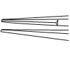 Пинцет для завязывания нитей по Каталано F-6712