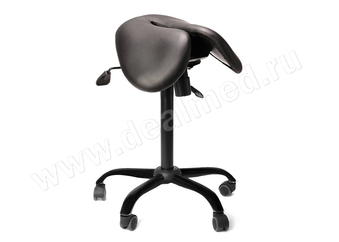Кресло-седло EZDuo (черная натуральная кожа), Россия