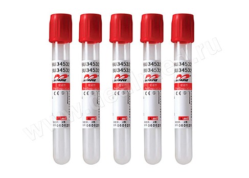 Пробирка Non-anticoagulation Tube 5 мл пластиковая для исследования сыворотки крови (арт 603050112), Китай