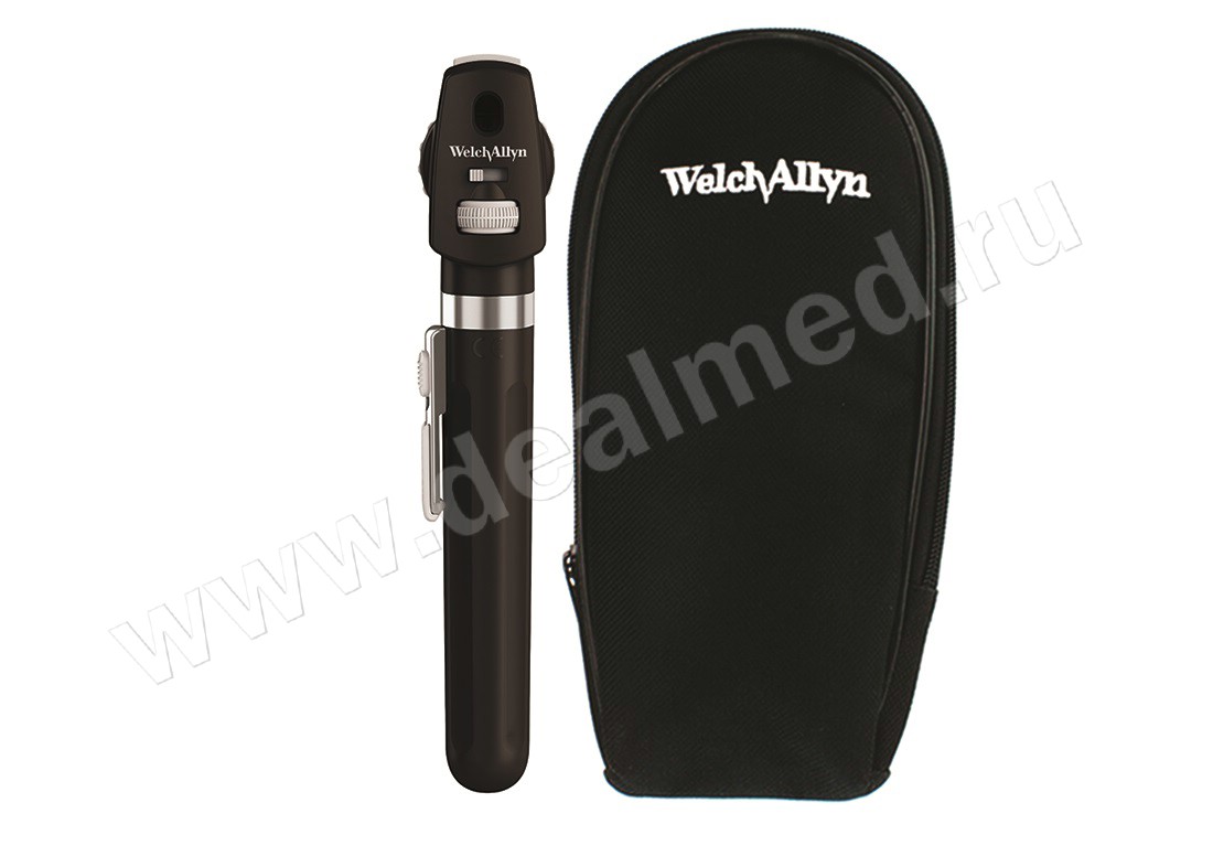 Карманный офтальмоскоп Pocket LED в мягком чехле, черный Welch Allyn, США