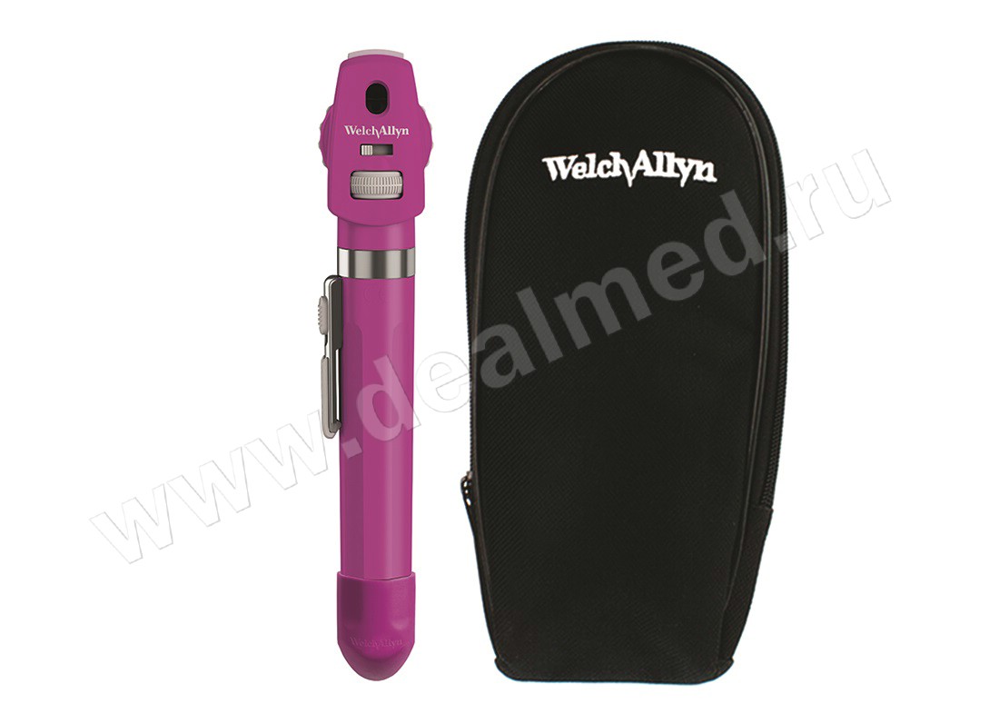 Карманный офтальмоскоп Pocket LED в мягком чехле, фиолетовый, Welch Allyn США 