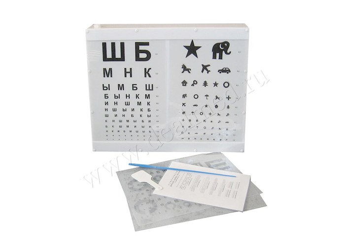 Осветитель таблиц для исследования остроты зрения ОТИЗ-40-01, Россия
