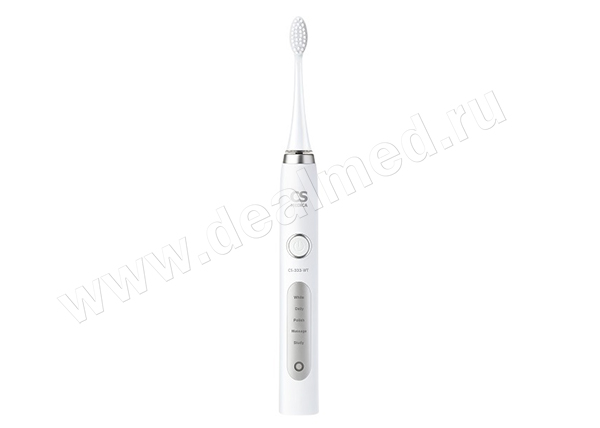 Электрическая звуковая зубная щетка CS-333 (белая) CS Меdica, Россия