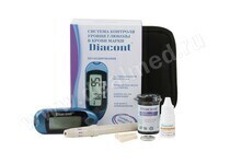 Прибор самоконтроля уровня глюкозы крови «DIACONT», (компакт) Россия