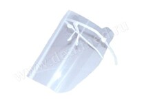 Маска пластмассовая прозрачная для защиты лица при проведении манипуляций в полости рта МС-Елат с 5 пл, Россия