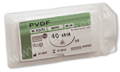 PVDF (ПВДФ) Атравматический шовный материал Политехмед, Россия