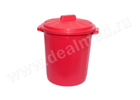 Бак для сбора медицинских отходов кл. В (красный) на 20 литров (Арт. Бак 20В), Россия