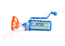 Спейсер VORTEX - антистатическая клапанная камера тип 051 с маской Божья коровка для младенцев от 0 до 2 лет с аксессуарами PARI, Германия