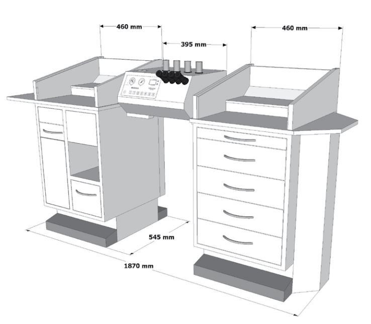 Modula Europa Paris Duo Габариты