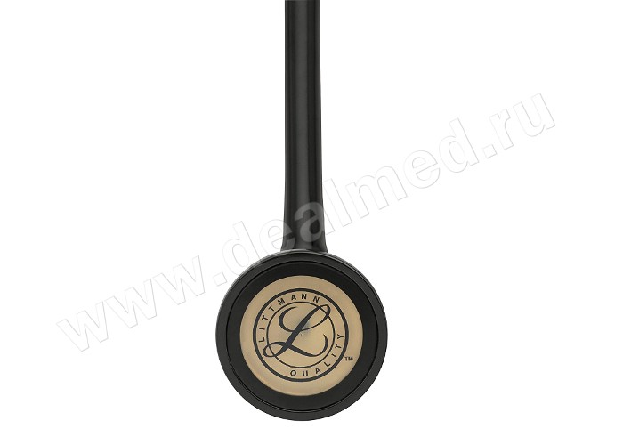 Стетоскоп Littmann Master Cardiology черная трубка, акустическая головка и оголовье цвета латунь, 69 см (арт. 2175) 3M, США