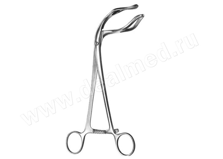 Щипцы для оттягивания тела матки 23 см (арт. J-20-316) Surgicon, Пакистан