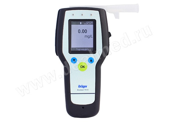 Алкотестер Alcotest 7510 с принтером Draeger, Германия