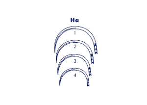 Иглы хирургические для сшивания кожи, мышц, сухожилий серии Ha Medicor, Венгрия