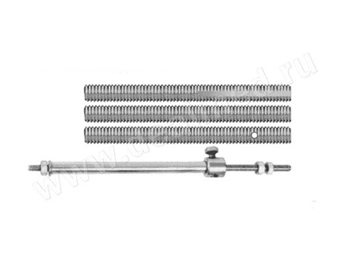 Стержни дистракционные, резьбовые, телескопические для cкелетного вытяжения Илизарова, Россия
