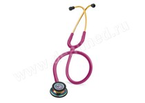 Стетоскоп Littmann Classic III, трубка малиновая, радужный колокол, 69 см (арт. 5806) 3M, США