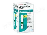 Тест-полоски Акку-Чек Актив №50 Roche Diagnostics, Германия